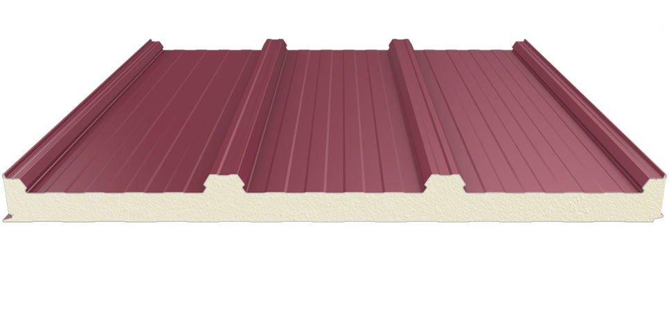 Solar Compatible 4-Ribs Roof Panel with Cap